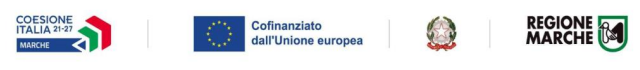 Coesione Italia 21–27 Marche, Cofinanziato dall’Unione europea, Repubblica Italiana, Regione Marche